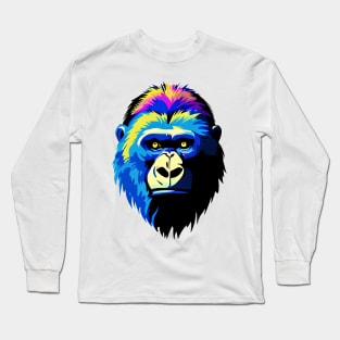 Gorille Couleurs 01 Long Sleeve T-Shirt